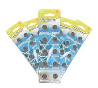 Pack of 100 - LR43/AG12 Eunicell 1.5V Button Coin Cell Alkaline Batteries - Suitable for use in LED lights, Digital Voice Recorders, Toys, Blood Glucose, Cholesterol Testing, Meters, Toys