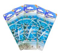 Pack of 100 - LR521/AG0 Eunicell 1.5V Button Coin Cell Alkaline Batteries - Suitable for use in LED lights, Digital Voice Recorders, Toys, Blood Glucose, Cholesterol Testing, Meters, Toys