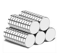 Pack of 100 Magnets Strong 12 x 3 mm, Magnets Extra Strong Small Magnets Fridge Strong Magnet Round Mini Magnets for Magnetic Board, Whiteboard, Pin Board, Office