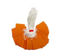 Pack Of 100 Medium Orange Strung Tags 25 X 39mm