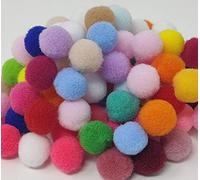 Pack of 100 Mini 10mm Arts & Craft Poms [Assorted Mix]