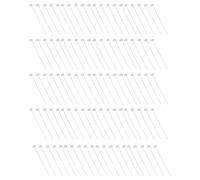 Pack of 100 multi-purpose button fasteners, cable ties for button attachment with high durability, craft project supply garments