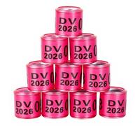 Pack of 100 Multicoloured Aluminium Pigeon Leg Rings Pigeon Leg Rings Identifying Bands Plastic with 2026 DV Training Identify Birds Foot Ring