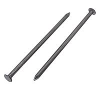 (Pack of 100 pcs) Carbon Steel 3.0 x 70 mm Construction Nails, Flat Round Head, Multi-Purpose Common Wire Nails, Woodwork (100, 3.0 x 70 mm)