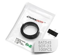 (Pack of 100 Pieces) Chanzon BAT54S SMD Schottky Barrier Rectifier Diodes 200mA 30V SOT-23 (SOT-23-3) 0.2A 30 Volt (Marking KL4)