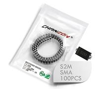 (Pack of 100 Pieces) Chanzon S2M SMD Rectifier Diode 2A 1000V SMA (DO-214AC) 2 Amp 1000 Volt Electronic Silicon Diodes