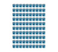 ＡＷＨＡＯ Pack of 100 Pigeon Leg Rings (2026) to Identify Dove Leg Rings for Bantam Chickens And Finches, Blue America