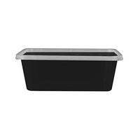 Pack of 100- Plastic Black Food Containers with Clear Lids Reusable Single Compartment Meal Prep Containers Food Tubs Takeaway Box Freezer Storage Trays Microwave & Dishwasher Safe (25 oz)