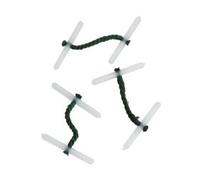 Pack of 100 - Plastic Treasury Tags 25mm - (975960)