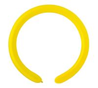Pack of 100 Premium Quality Natural Latex Mouldable Balloons D4 (Ø 5 cm / 2 "), Yellow