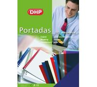 Pack of 100 PVC Binding Covers, Transparent, A4 Format, 0.18 mm Thick, Blue