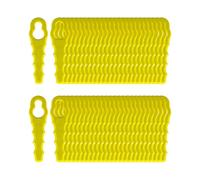 Pack of 100 Serrated Edger Blades for Ryobi RAC155 RAC157 RAC158 Double-Head Compatible