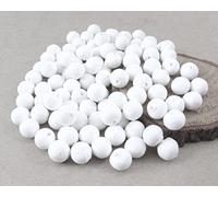 Pack of 100 Spun Cotton Balls ø 10 mm White for DIY Crafts - SPUNNYS