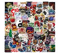 Pack of 100 Stickers for Dungeons and Dragons Water Bottles Laptop Phone Guitar Skateboard Computer Game Vinyl Stickers Waterproof Aesthetic Stickers for Teenagers Children Adults