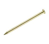 (PACK OF 100) Taskar Brass Plated Hardened Picture Pins 25mm