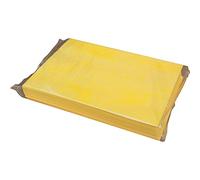Pack of 100 Translucent Yellow Edible Wafer Paper (Rice Paper) Sheets Full A4 Size - by CDA PRODUCTS LTD - Great for Making Edible Decorations and Toppers