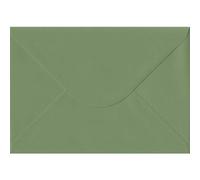 Pack of 100 Vintage Green 152mm x 216mm Gummed 135gsm Luxury Large A5 Card Coloured Green Envelopes. GF Smith Colorplan Paper.