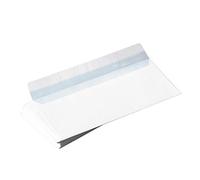 [Pack of 100] White DL Envelopes 80gsm 220mm x 110mm Self Seal Office Letter Pack