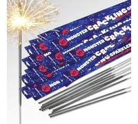 Pack of 100 x 45cm (18") Monster Crackling Sparklers - A Monster Sparkler with Added Fizz (100 Sparklers)