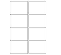 Pack of 100 X A4 Self Adhesive Address Labels, Label, Printable Sticker Paper, iSOUL Matte Self Adhesive Address Mailing, Shipping, Postage, Laser & Inkjet Printer Compatible (8 PER Sheet)