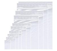 Pack of 100 Ziplock Plastic Bags 20 x 30 cm Packing Bags Freezer Bags Reusable Baggys Zip Bags 50 µm Strong (200 x 300 mm)
