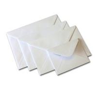 PACK OF 50 - C5 WHITE ENVELOPES FOR A5 GREETING CARDS 100gsm 229mm x 162mm