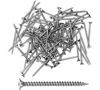 Pack of 1000 Galvanised Steel Screws 3.5 x 50 mm Countersunk Head Pozidriv Chipboard Screws PZ2 3.5 x 50 mm