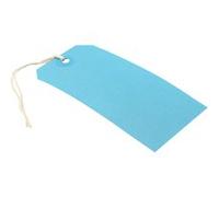 Pack of 1000 Q-Connect Strung Tags, 120x60mm, Blue- (KF01625)
