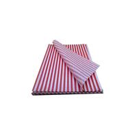 Pack of 1000 Red Striped Greaseproof Paper Sheets | Eco Safe Burger Wraps & Basket Liners | Food-Grade, Leak-Resistant Wrapping Paper for Burgers, Sandwiches, Fries & Catering Service