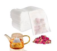Pack of 1000 Tea Bags for Loose Tea 7 x 9 cm Tea Filter for Loose Tea Tea Filter Paper Tea Strainer for Loose Tea Bags for Self-Filling Tea Strainer for Scented Spices Vanilla Lavender Coffee (White)