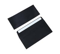 Pack of 100Pcs Black Premium Selves Seal Envelopes Set 10 Size Business Stationery with Adhesive Strips & Quality Paper Black Standard Size and Gummed Business Mailing Wedding Invitation Sturdy Paper