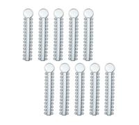 Pack of 1040 Orthodontic Elastic Bands, Braces, Rubber Bands, O-Ring, Silver