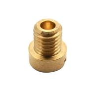 Pack of 10pcs Carburetor Main Jet M6 M5 6mm 5mm Thread for DellOrto BGM Motoforce Carburetor Injector Nozzle Size 50-200 Aluminum Alloy Carb Racing Carb(90-112 (M5))