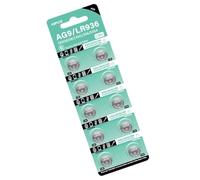 Pack of 10pcs/sheet LR936 Alkaline Button Batteries 1.5V Coin Cell Battery for Watches Calculators and Digital Cameras