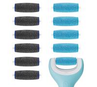 Pack of 11 Callus Remover Replacement Rollers, Includes 6 Extra Coarse and 5 Regular Coarse Replacement Heads, Compatible with Scholl Velvet Smooth Replacement Rollers