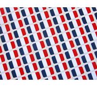Pack of 110 Small Mini 16x10mm France French Durable Plastic Flag Stickers, Sticky Labels