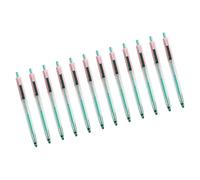 Pack of 12 0.5mm Quiet Clicks Gel Pen Quick Drying Inks Smooth Writing for Study Office Exams Comfortable Grip Design Quick Drying Gel Pen Set