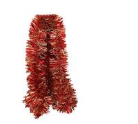 Pack of 12 2m Christmas Chunky Tinsel - Red & Gold