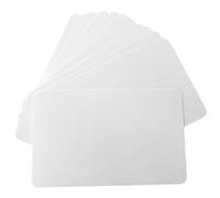 Pack of 12 8x5 Size Dry Wipe Whiteboards - Presentation Card Size
