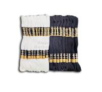 Pack of 12 Anchor Embroidery Cotton Skeins 6 Black 6 White Colour Tones | Premium Embroidery Thread | Premium Skeins | Cross Stitch Embroidery Floss | Anchor Stranded