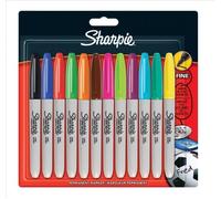 Sharpie Permanent Marker Fine Assorted (12 Pack)
