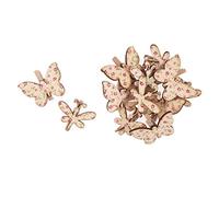 Pack of 12 Butterfly and Dragonfly Decorative Pegs
