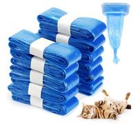 Pack of 12 Cat Litter Refills, Refill Foil Rings Refill Bag Compatible Refill Cash for Litter Genie XL & LitterLocker Fashion & LitterLocker & LitterLocker II, 4.5 m (Without Cartridge)