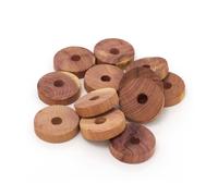 Pack Of 12 Cedar Rings Moth Repellent For Wardrobes | Natural Anti Moth Products Wardrobe | Moth Repellent For Clothes Moth Balls