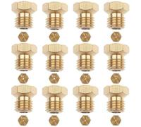 Pack of 12 CNG Gas Nozzles, LPG Gas Nozzles, 2 x 0.5 mm, 2 x 0.7 mm, 2 x 0.8 mm, 2 x 0.9 mm, 2 x 9.5 mm, 2 x 1.1 mm, Gas Nozzles, LPG Nozzles, Nozzles and Injectors [[.....LPG Gas, Propane Injectors