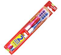 Pack of 12 Colgate Double Action Toothbrushes Medium 18 cm