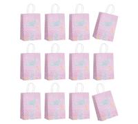 Pack Of 12 Colorful Gifts Bags For Weddings And Holidays Candy Cookie Bag Kids Party Supplies Event Planning Supplies Recyclable Gift Bags