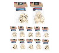 Pack Of 12 Colour Your Own Christmas Tree Decoration - Decorate Your Own Baubles