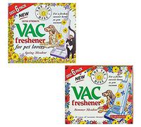 Pack Of 12 Disc Vac Air Freshener Vacuum Cleaner, Air-Fresheners for Pet Lovers Fits All Vacuum Cleaners Hoover Disc Home Office Cleanliness 12 Disc 6 summer + 6 Spring