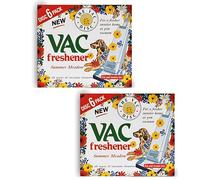Pack of 12 Disc Vac Air Freshener Vacuum Cleaner Air Fresheners for Pet Lovers - Suitable for All Types of Vacuum Cleaners Hoover Disc Home Office Cleaning (Summer Medow)